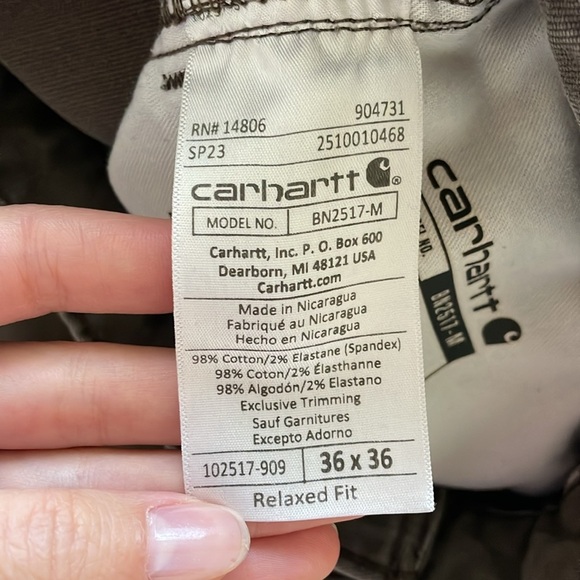 Carhartt Relaxed Fit Rugged Flex Work Pants M’s 36x36 Workwear Thrashed Gorpcore - Picture 4 of 16